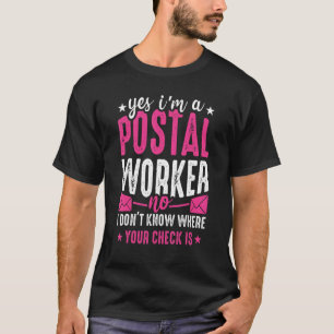 Camiseta Correio Trabalhador Postal Mail Carrier Posto Offi