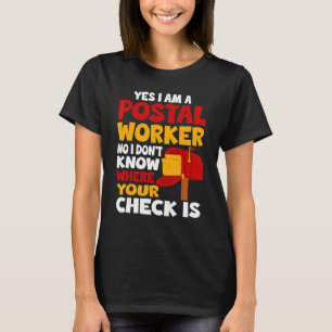 Camiseta Correio Trabalhador Postal Mail Carrier Posto Offi