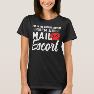 Camiseta Correio Trabalhador Postman Mail Escort Mail Carri