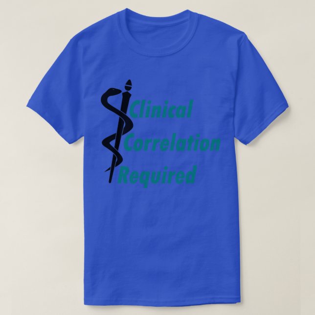 Camiseta Correlação Clínica Necessária (Frente do Design)
