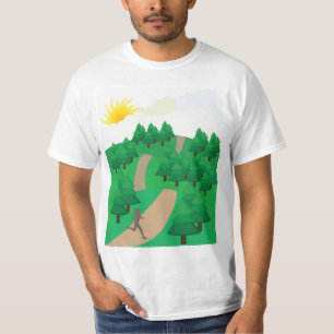 Camiseta Correndo ao Ar Livre