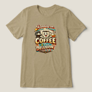 Camiseta Correndo com Café e Ilusão