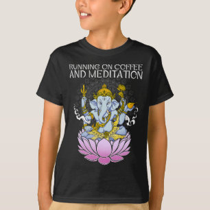 Camiseta Correndo Com Café E Meditação I Meditação