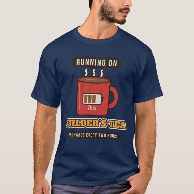 Camiseta Correndo com Chá de Operário (Frente)