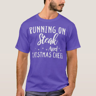 Camiseta correndo em bife e rua de presente de bife de bife