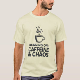 Camiseta Correndo em Cafeína e Caos