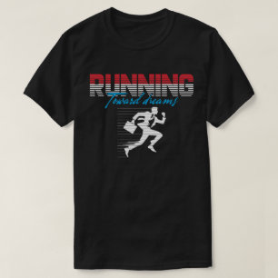 Camiseta Correndo em Direção aos Sonhos – Design Motivacion