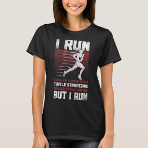Camiseta Correndo Em Meia Maratona Vintage, Eu Corro Eu Sei
