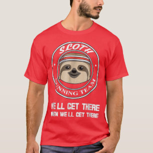 Camiseta Correndo Equipe De Lama Quando Bem Chegar Lá