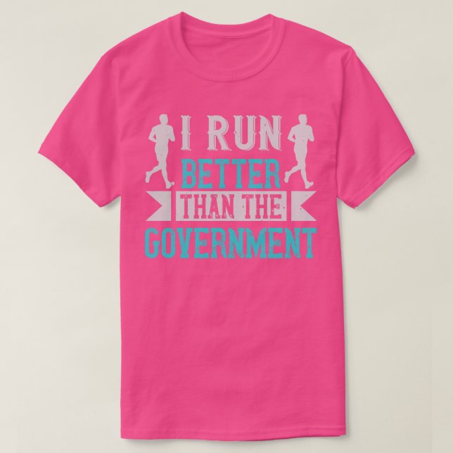 Camiseta Correndo melhor que o governo (Frente do Design)
