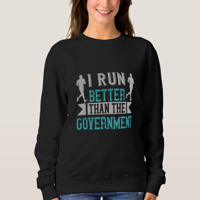 Camiseta Correndo melhor que o governo (Frente)