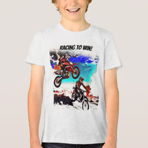 Camiseta Correndo Para Vencer - Pilotos de Motocross