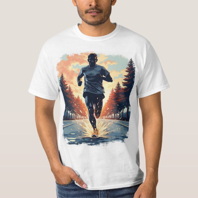 Camiseta Correndo Tarde é Meu Cardio (Frente)