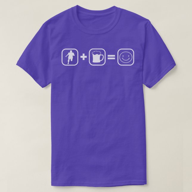 Camiseta Correntes e cervejas a correr em corridas  (Frente do Design)