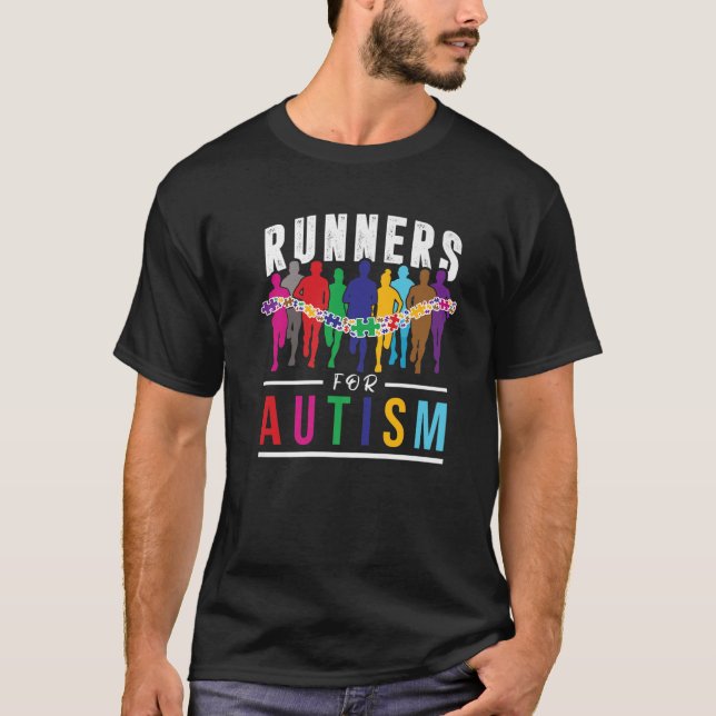 Camiseta Correntes Para Autismo - Corrida De Sensibilização (Frente)