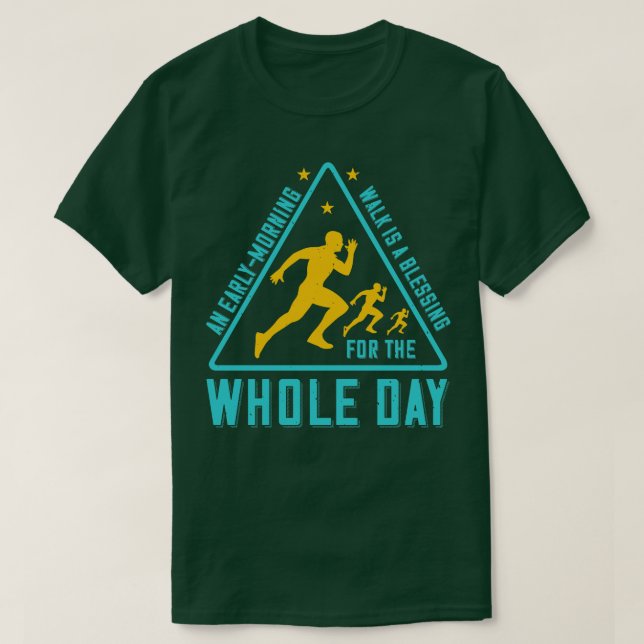 Camiseta Correr na madrugada é bênção (Frente do Design)