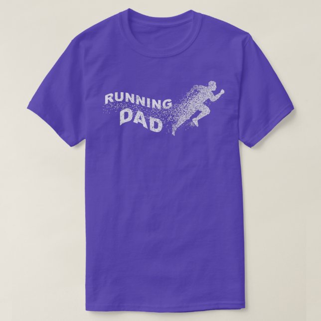 Camiseta Correr pai de PAI é um presente engraçado para seu (Frente do Design)