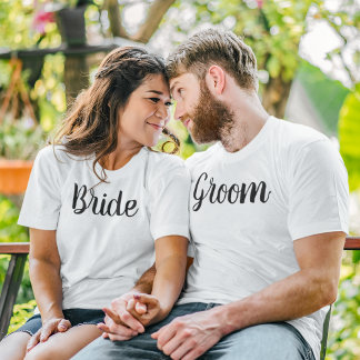Camiseta Correspondência ao Groom da Família