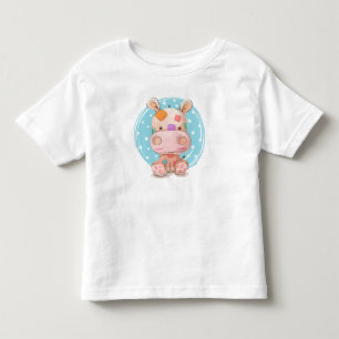 Camiseta Correspondência Azul do Hippo