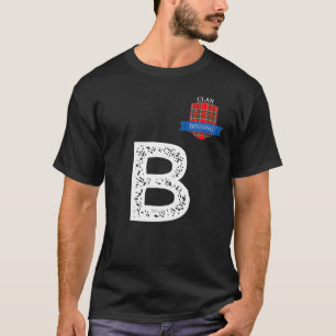 Camiseta Correspondência da Família Clan Binning B