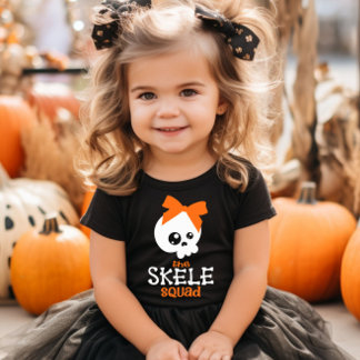 Camiseta Correspondência da Família de Halloween Laranja, A