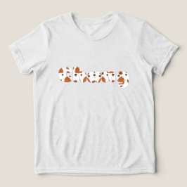 Camiseta Correspondência da Família de Sobrenomes Chang Hmo