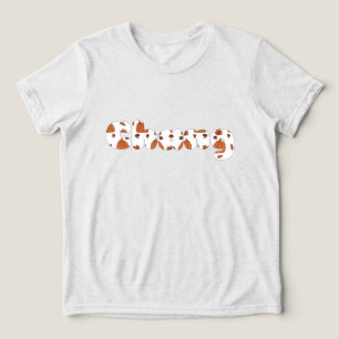 Camiseta Correspondência da Família de Sobrenomes Chang Hmo