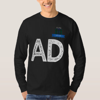 Camiseta Correspondência das Famílias Clan Adam A e D