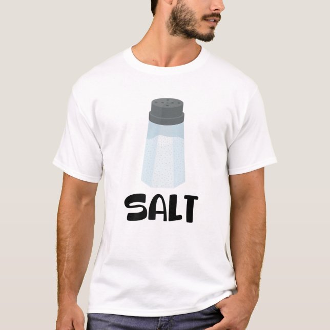 Camiseta Correspondência De casais - Sal - Pimenta - Especi (Frente)
