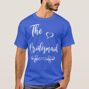 Camiseta Correspondência de Casamento de Bridesmaid