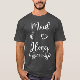 Camiseta Correspondência de Casamento de madrinha de casame