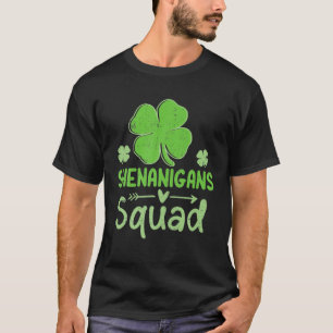 Camiseta Correspondência de Dia de São Patrício Esquadr