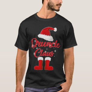Camiseta Correspondência de família de natal de druncle cla
