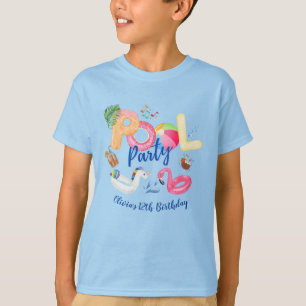 Camiseta Correspondência de Família de piscinas
