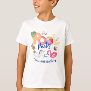 Camiseta Correspondência de Família de piscinas