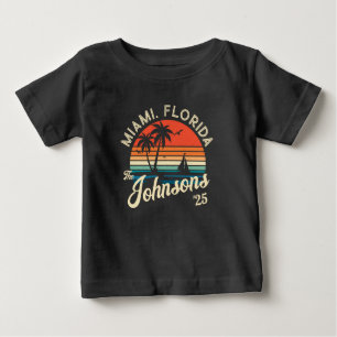 Camiseta Correspondência de Férias de Praia da Família Suns