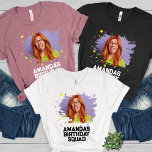 Camiseta Correspondência de Festa de aniversário de Imagem<br><div class="desc">Prepare-se para trazer as risadas para a próxima comemoração com nossa Festa de aniversário de Imagem de Rosto Engraçada e Personalizada Correspondente à Camisa Tripla. Esta camisa leva a personalização ao próximo nível, apresentando uma foto personalizada de sua escolha, transformando-a em uma camisa de aniversário hilária e memorável. Quer você...</div>