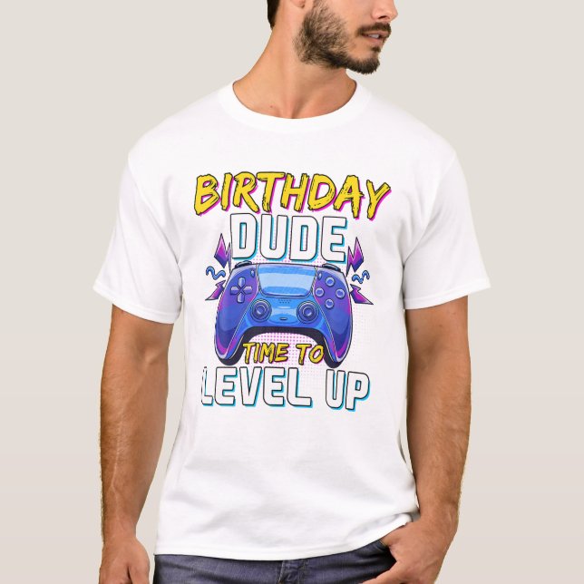 Camiseta Correspondência de Gamer Dude (Frente)