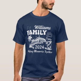 Camiseta Correspondência de Grupo de Cruzeiros da Família d