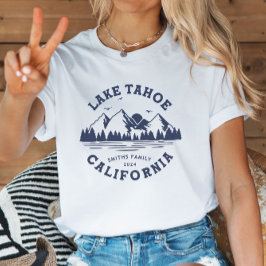 Camiseta Correspondência de Grupo de Férias de Camping do L