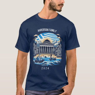 Camiseta Correspondência de Grupo de Percurso de Grécia Per