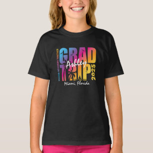 Camiseta Correspondência de Grupo de Viagem de Graduação Pe