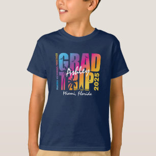 Camiseta Correspondência de Grupo de Viagem de Graduação Pe
