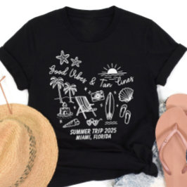 Camiseta Correspondência de Grupo Trip de Praia da Família 