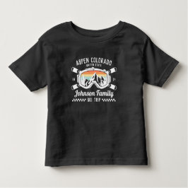 Camiseta Correspondência de Grupos de Esqui de Amigos Perso