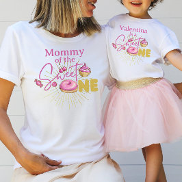Camiseta Correspondência de Mamães de primeiro aniversario 