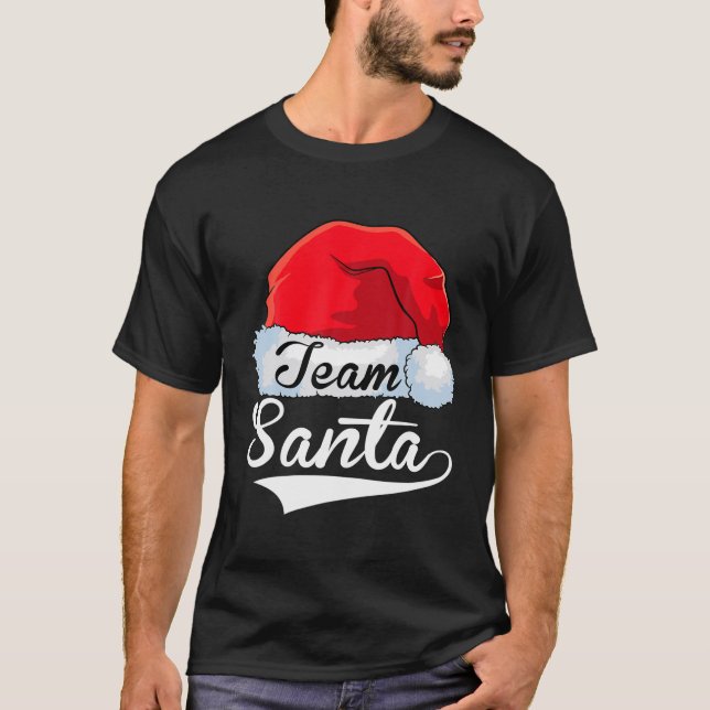 Camiseta Correspondência de Natal com Tradição da Família d (Frente)