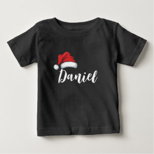 Camiseta Correspondência de Natal da Família Nome Personali