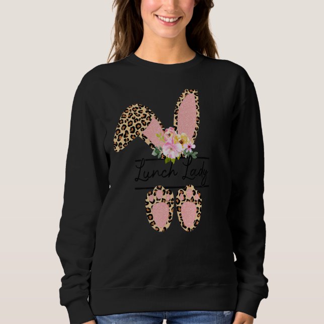 Camiseta Correspondência de Páscoas Bonitas com Flores-Leop (Frente)
