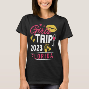 Camiseta Correspondência de Viagem do Girls Trip 2023 Flori
